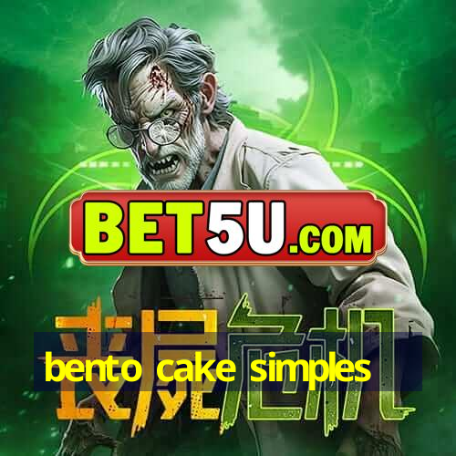 bento cake simples